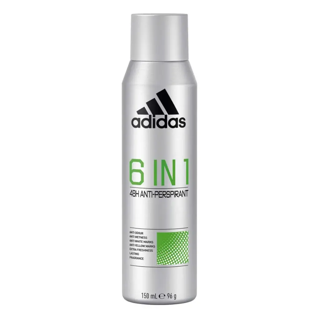 Desodorante Adidas Men 6 En 1 Spray 150 Ml 