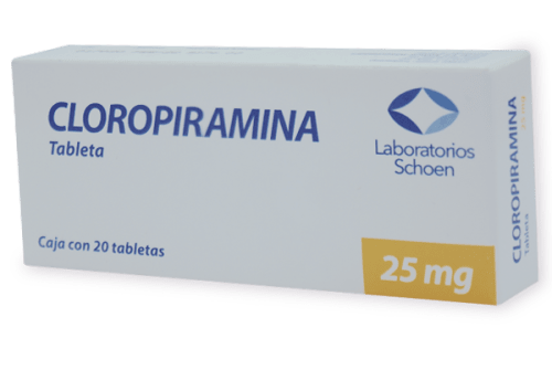 Cloropiramina 25 Mg 20 Tableta Genérico 