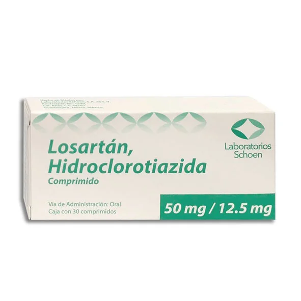 Losartan/ Hidroclorotiazida 30 Comprimidos Genérico 