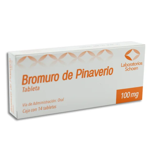 Bromuro De Pinaverio 100 Mg 14 Tabletas