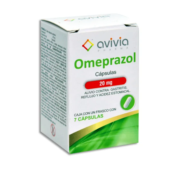 Omeprazol 20 Mg 7 Cápsulas Genérico Avivia 