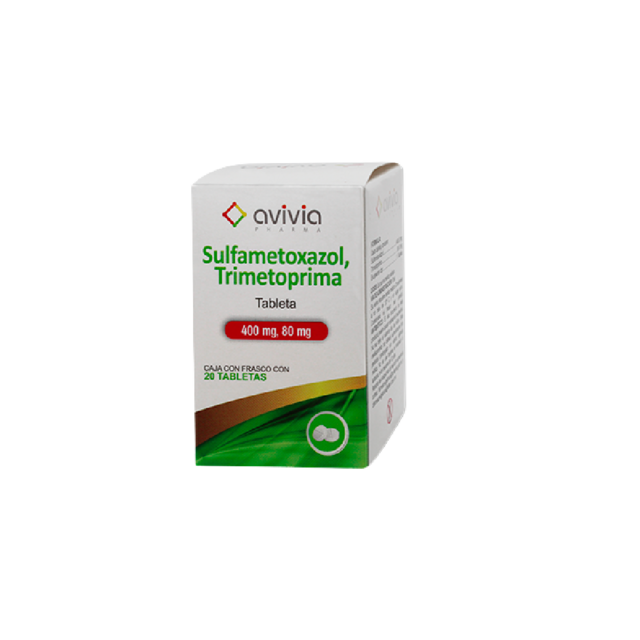 Sulfametoxazol/Trimetoprima 400/80 Mg 20 Tabletas Genérico Avivia 