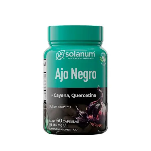 Solanum Ajo Negro Suplemento Alimenticio 60 Cápsulas 