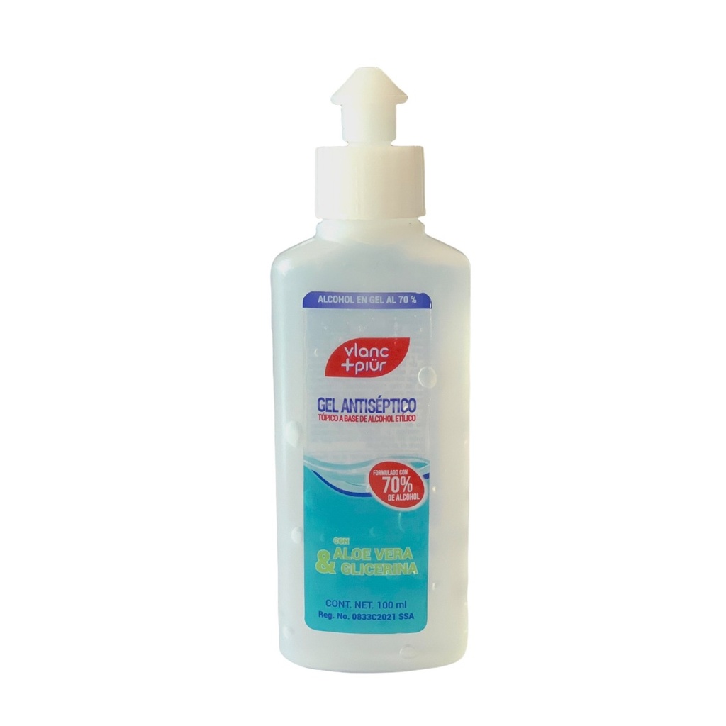 Gel Antiséptico Vlanc+Piur 100 Ml 