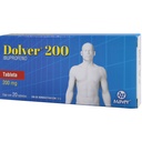 Dolver Ibuprofeno 200 Mg 20 Tabletas Genérico Maver 