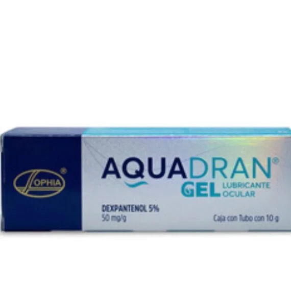 Aquadran 50 Mg/G Gel Lubricante Oc Tubo 10 G