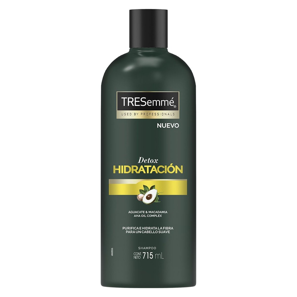 Shampoo Tresemmé Detox Hidratación 715 Ml 