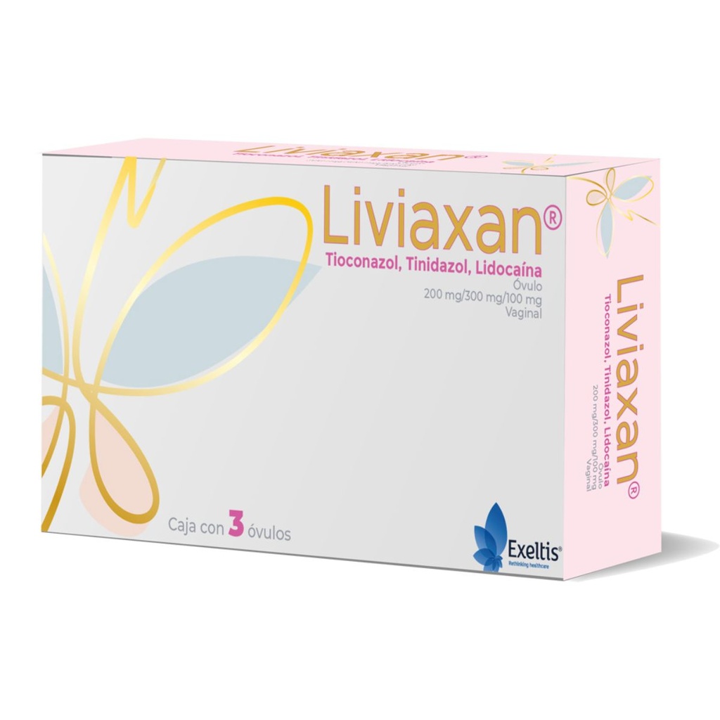 [7502235760412] Liviaxan 200/300/100 Mg 3 Óvulos 