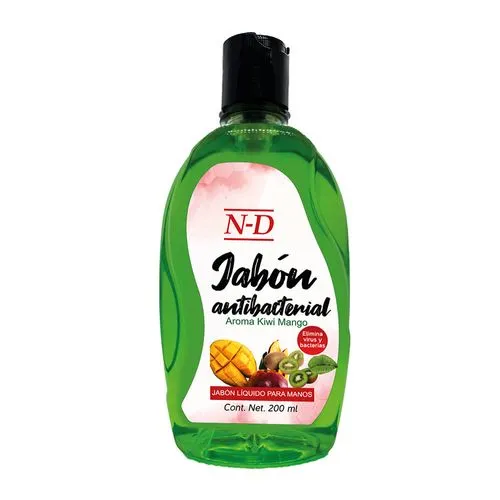 Jabón N-D Antibacterial Para Manos Kiwi-Mango 200 Ml 