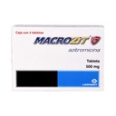 Macrozit G 500 Mg 4 Tabletas 