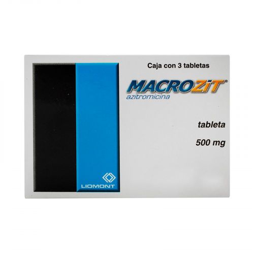 Macrozit 500 Mg 3 Tabletas 
