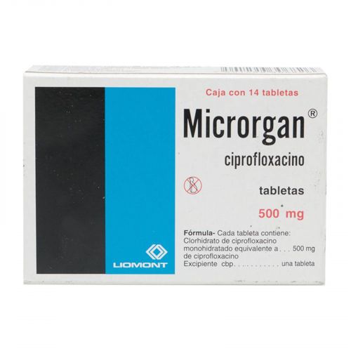 Microrgan 500 Mg 14 Tabletas 