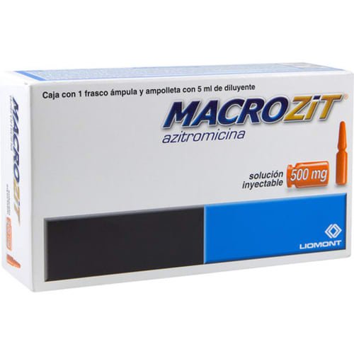 [7501299308332] Macrozit 500 Mg Frasco Ámpula 5 Ml 