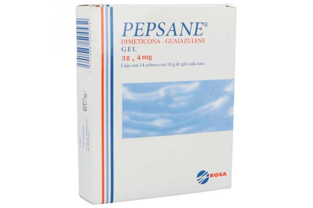 Pepsane 3 G/4 Mg Gel Oral 14 Sobres 