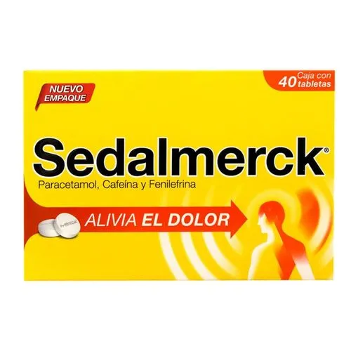 Sedalmerck 500/50/5 Mg 40 Tabletas 