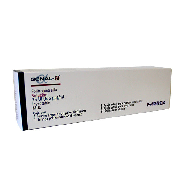 Gonal-F 75 UI Solución Inyectable 5.5 1 Ml 