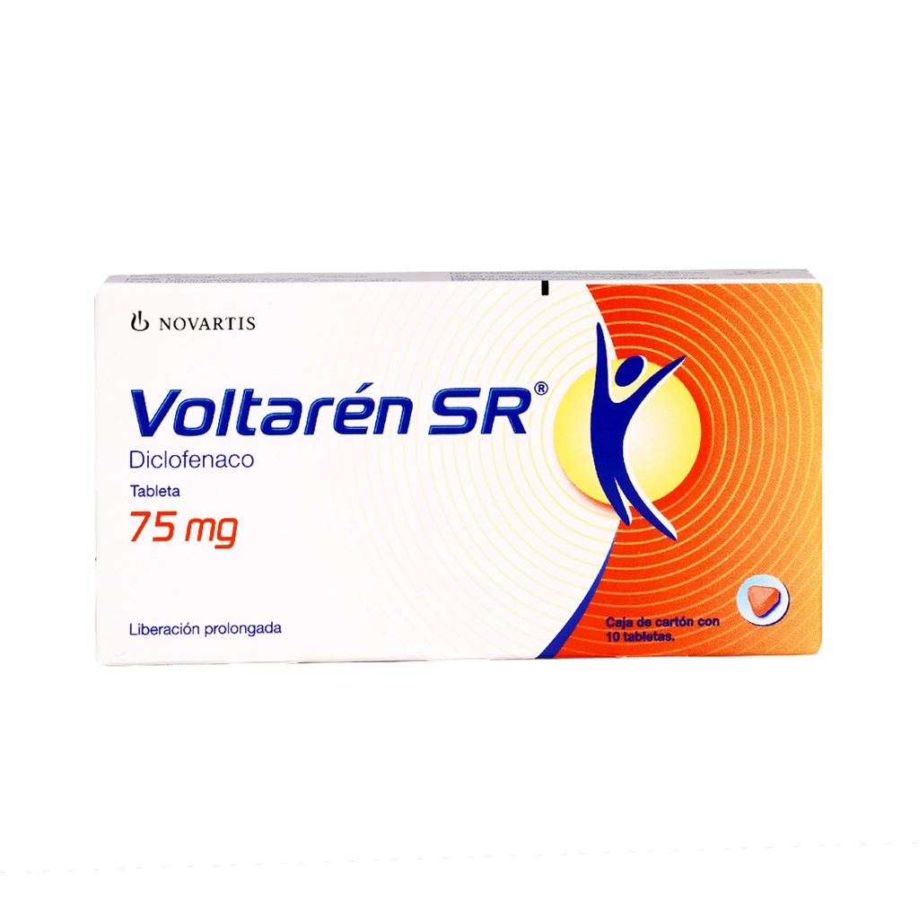 Voltarén SR 75 10 Grageas Liberación Prolongada 
