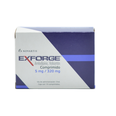 Exforge 5/320 Mg 14 Comprimidos 