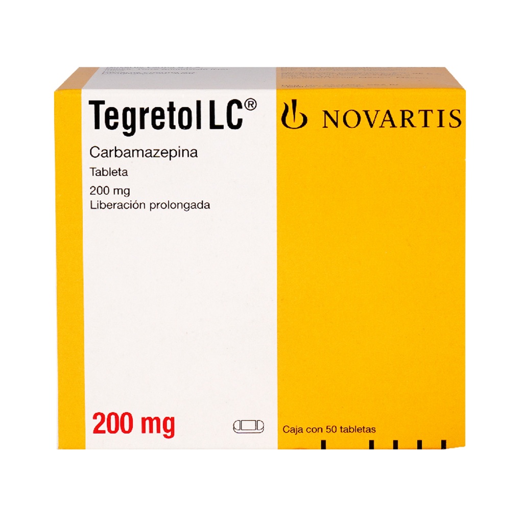Tegretol-LC 200 Mg 50 Grageas 