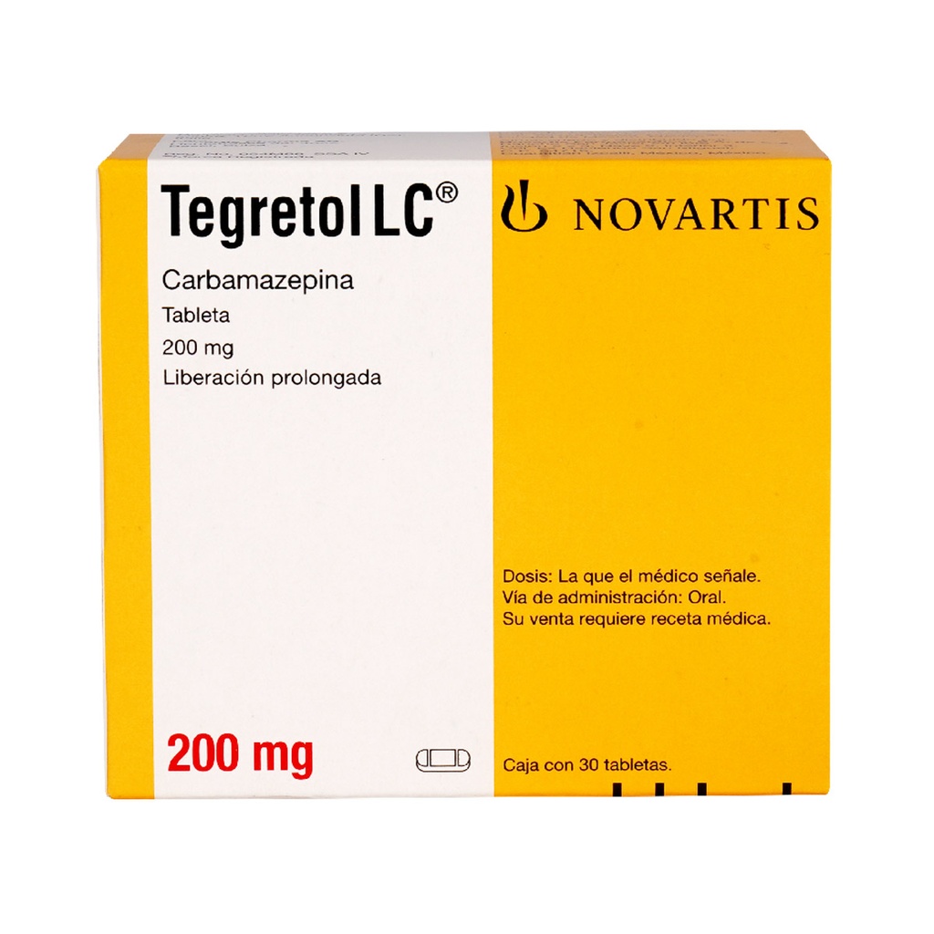 Tegretol-LC 200 Mg 30 Grageas 