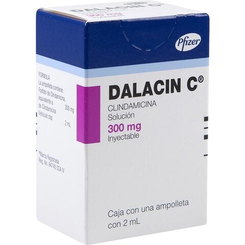 Dalacin C 300 Mg Frasco Ámpula 2 Ml 