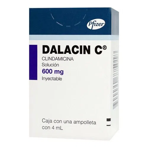 Dalacin C 600 Mg Frasco Ámpula 4 Ml 