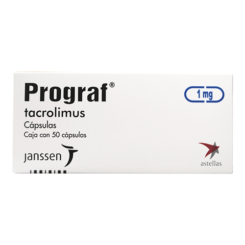 Prograf 1 Mg 50 Cápsulas 