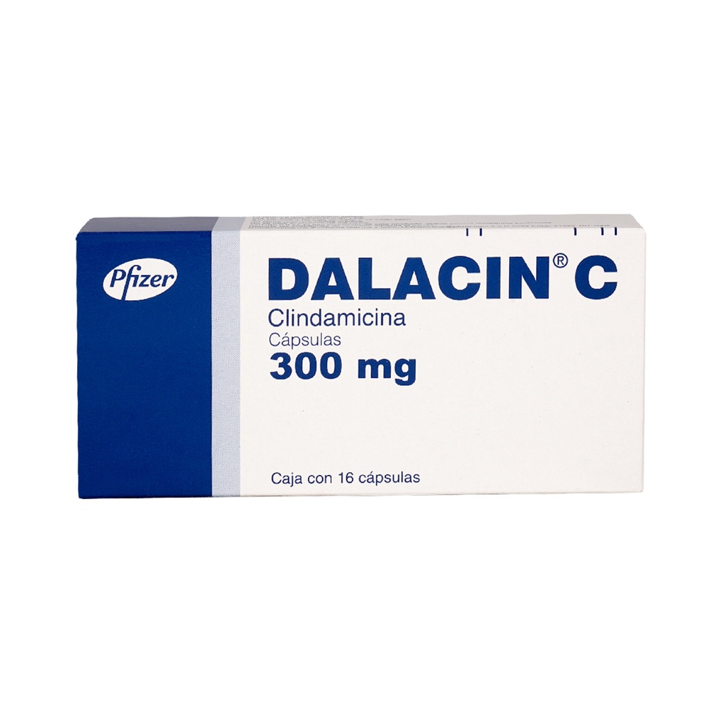 Dalacin C 300 Mg 16 Cápsulas 