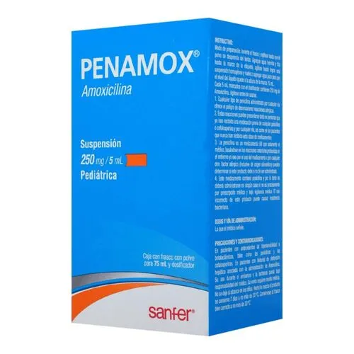 [7501070635237] Penamox Pediátrico 250 Mg 75 Ml Suspensión 