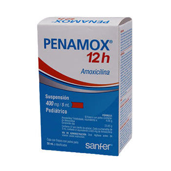 Penamox 12 H 400 Mg 50 Ml Suspensión 