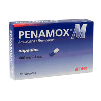 [7501070635350] Penamox M 500 Mg 12 Tabletas 