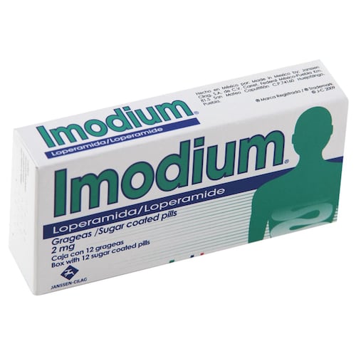 Imodium 2 Mg 12 Grageas 