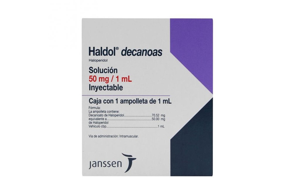 Haldol Decanoas 50 Mg Ampolleta 1 Ml 