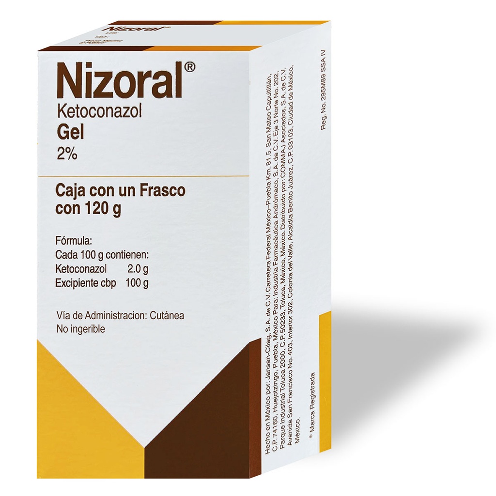 Nizoral Gel 2% 120 G 