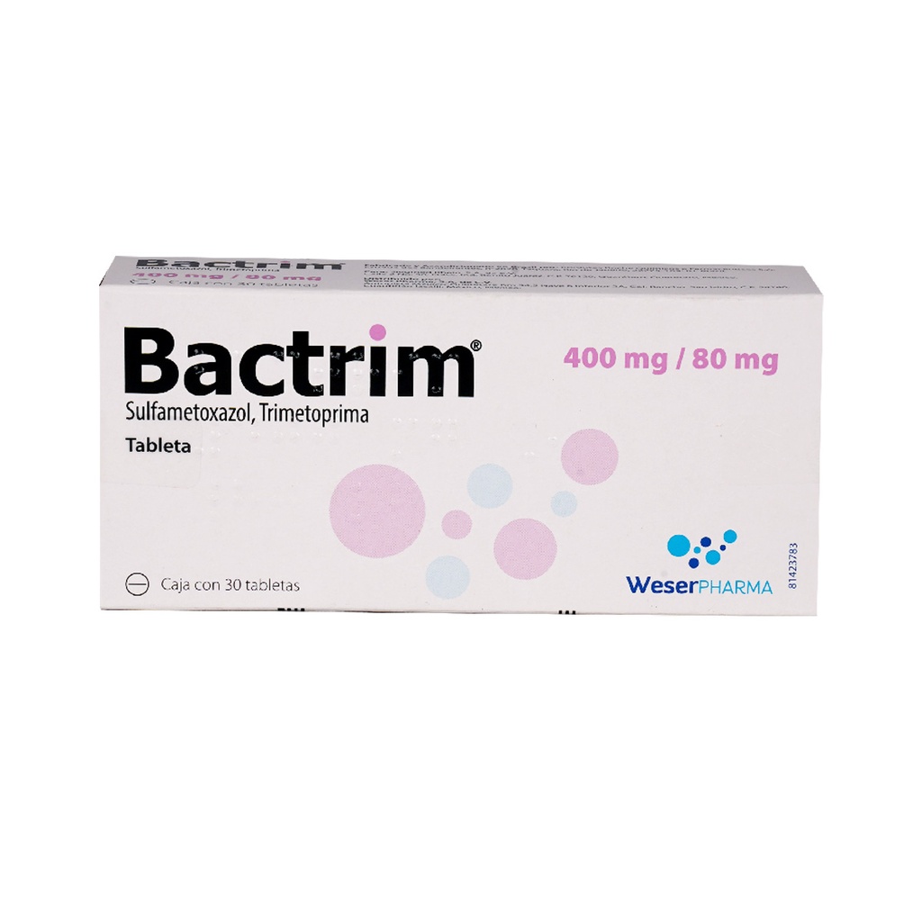 Bactrim Adulto 400/80 Mg 30 Tabletas