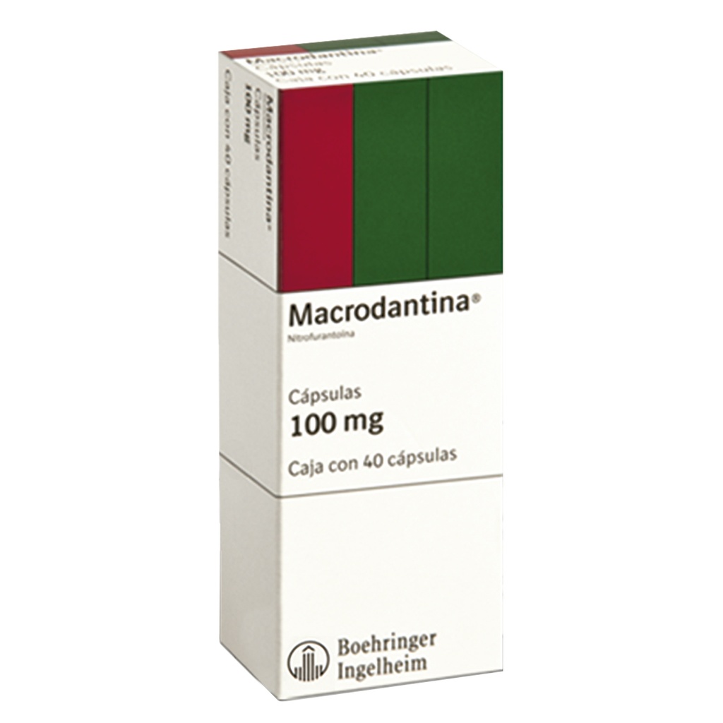 Macrodantina 100 Mg 40 Tabletas 