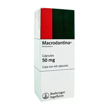 Macrodantina 50 Mg 40 Tabletas 