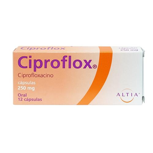 Ciproflox 250 Mg 12 Cápsulas 