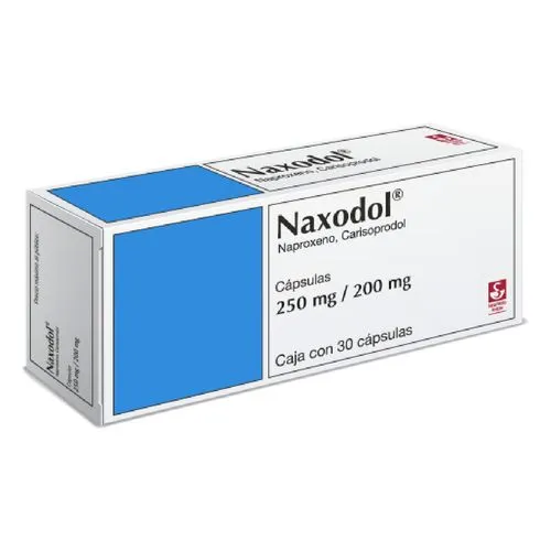 [7501300407092] Naxodol 250 Mg 30 Cápsulas 
