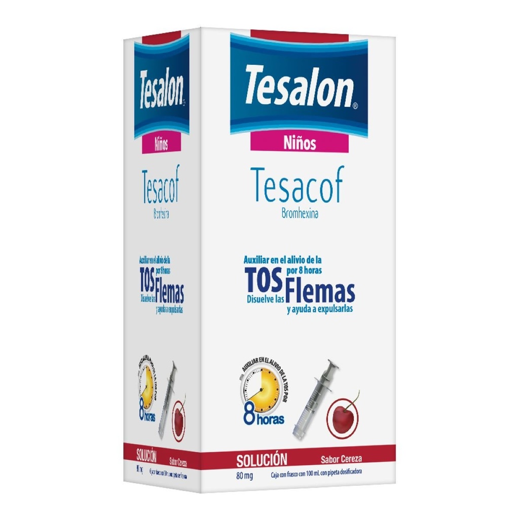 [7501065038975] Tesacof Expectorante 80 Mg Infantil Solución 100 Ml 