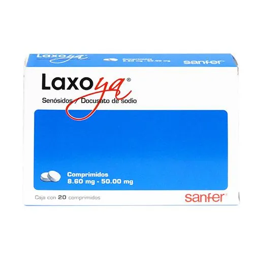 Laxoya 8.60/50 Mg 20 Comprimidos 