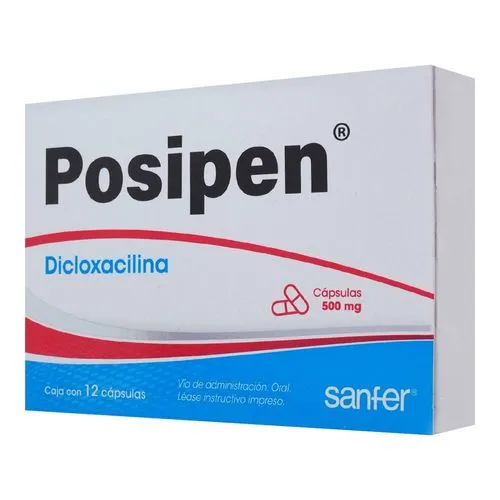 [7501070634810] Posipen 500 Mg 12 Cápsulas 