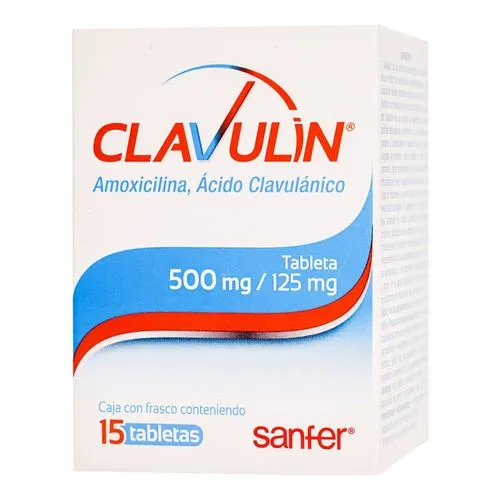[7501070612894] Clavulin 500 Mg 15 Tabletas 