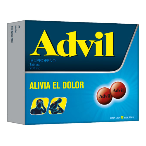 Advil 200 Mg 12 Grageas