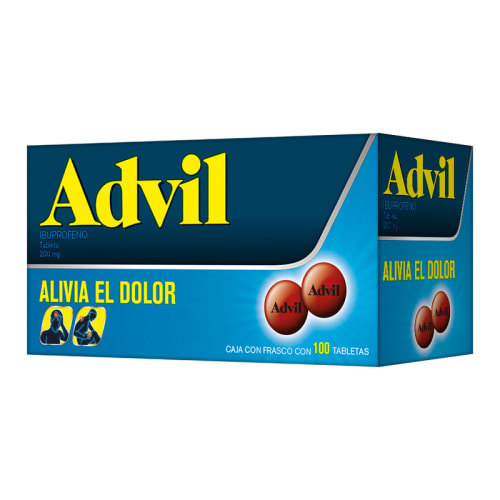 Advil 200 Mg 100 Grageas