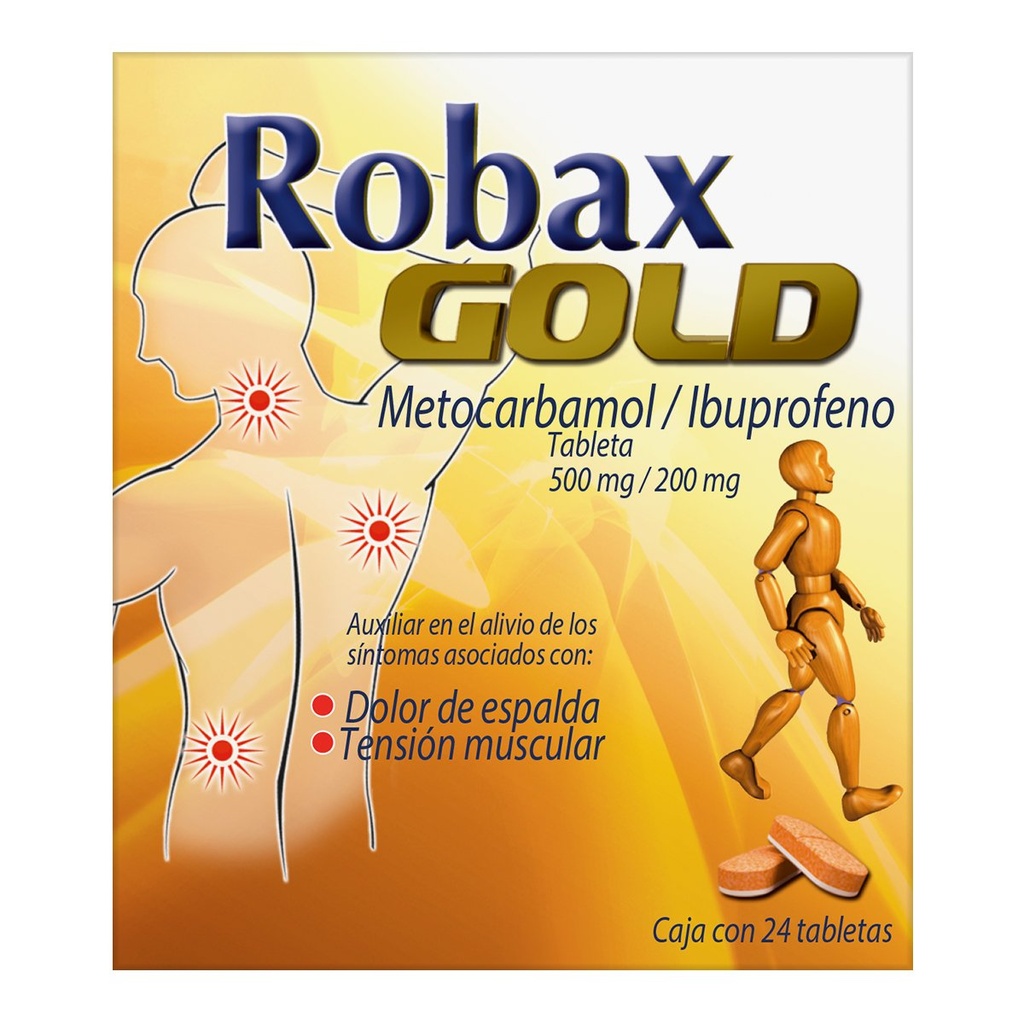 Robax Gold 500/200 Mg 24 Tabletas 