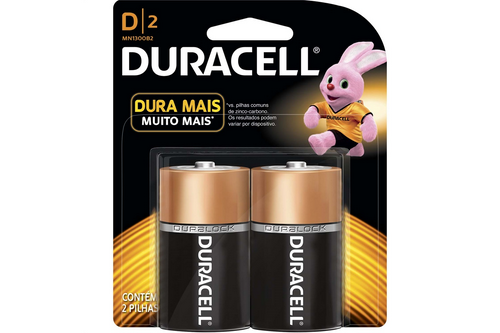 Duracell Pilas Alcalinas D MN1300 2 Piezas 