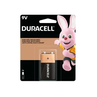 [41333001043] Duracell Pila Alcalina 9V Cuadrada MN1604 1 Pieza 