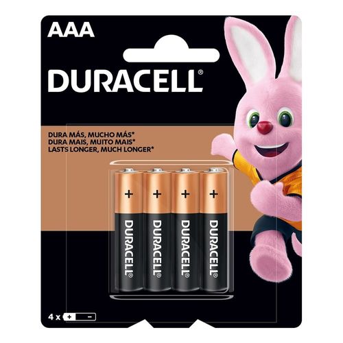 Duracell Pilas Alcalinas AAA MN2400 4 Piezas 