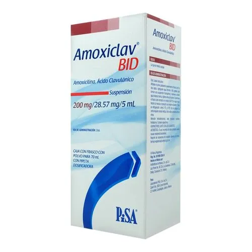 Amoxiclav Bid 200/28.57 Mg Susp70Ml